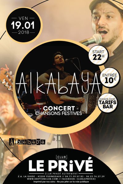 Concert ALKABAYA - Club Le Privé