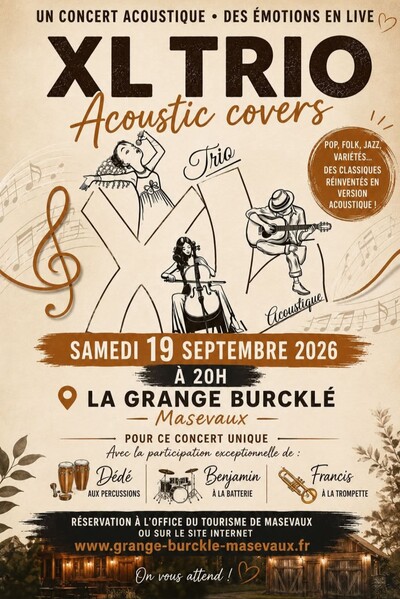 Concert exceptionnel de XL Trio en Sextet