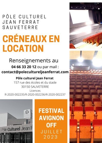 Location salle de spectacle pour Festival OFF Avignon 2023