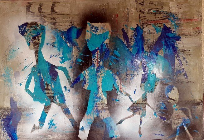 Maud SAINT MARTIN - Artiste peintre - ATELIER DE PEINTURE ABSTRAITE et céramiques