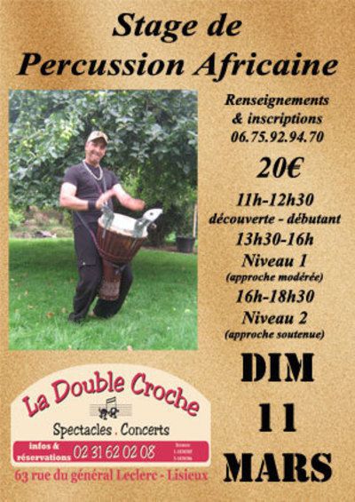 Stage de Percussion Africaine