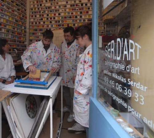 Atelier Nikolas Serdar | Stage de sérigraphie artisanale | Paris
