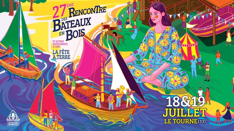27ème Rencontre des Bateaux en Bois et autres instruments à 