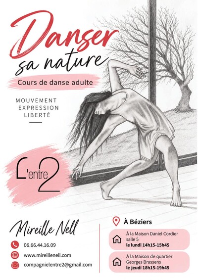 Compagnie L'entre2 | Cours de danse adultes | Béziers