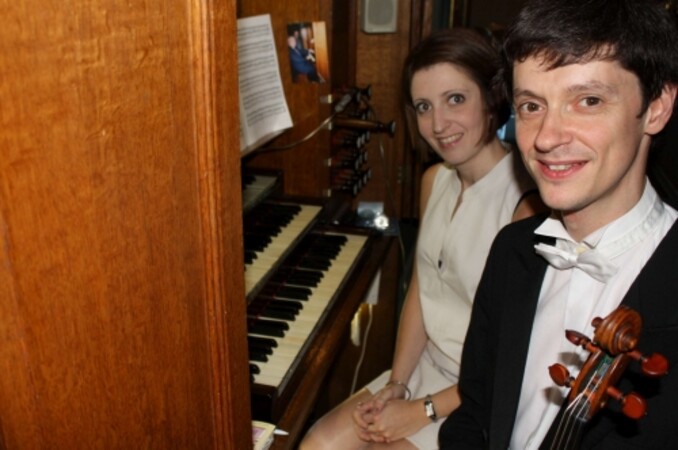 Frédéric Pelassy (violon) Marie-Cécile Lahor (orgue)