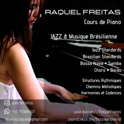 Raquel Freitas pianiste  - Pianiste - Jazz et jazz brasiliene