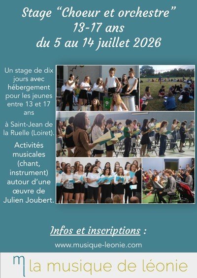 stage "Chœur et orchestre" 13- 17 ans / La musique de Léoni