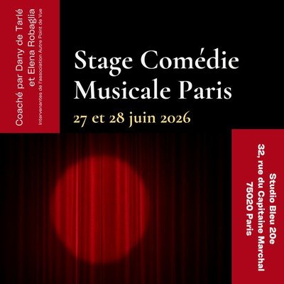 Stage weekend de comédie musicale