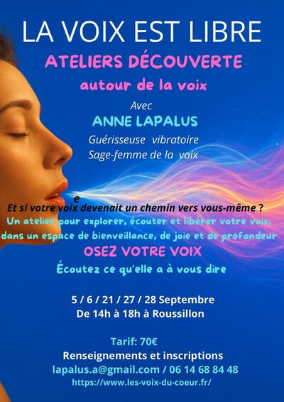 Anne Lapalus - LA VOIX EST LIBRE
