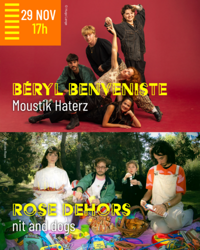 Béryl Benveniste et Rose Dehors
