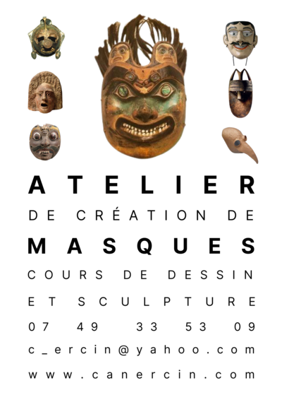 Can Erçin - Cours de dessin et sculpture - Création de masques