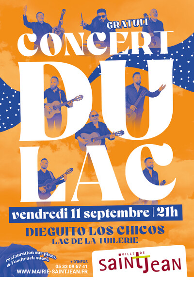 Concert du Lac gratuit avec Dieguito Los Chicos