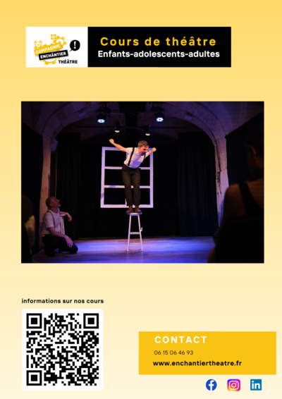 Enchântier Théâtre - Cours théâtre