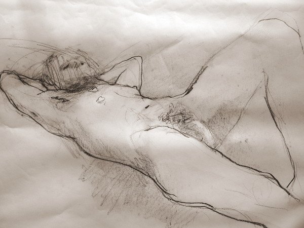 Homme modèle vivant