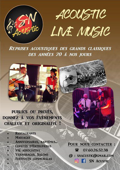 SN ACUSTIC - Duo Acoustique Animation Musicale