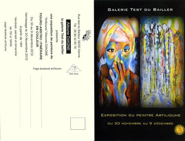 vernissage d'un jeune artiste