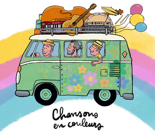 CAMION VERT - Chansons en couleurs pour petits et grands