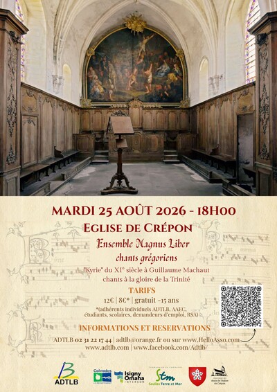 Concert de chants grégoriens par l’Ensemble MAGNUS LIBER
