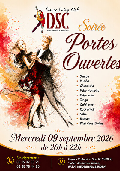 Dance Swing Club - "Portes Ouvertes/ Découvertes" de danse
