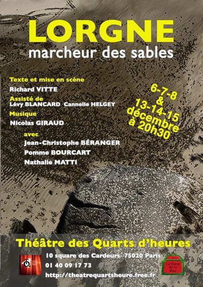 "Lorgne, Marcheur des Sables"