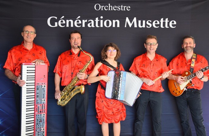 Orchestre Génération Musette (16) - Orchestre Génération Musette (16) et ses 5 musiciens