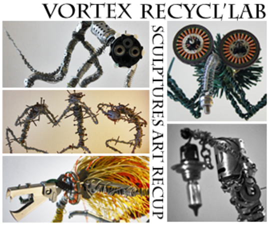 Vortex Recupart - Sculpteur Récup 