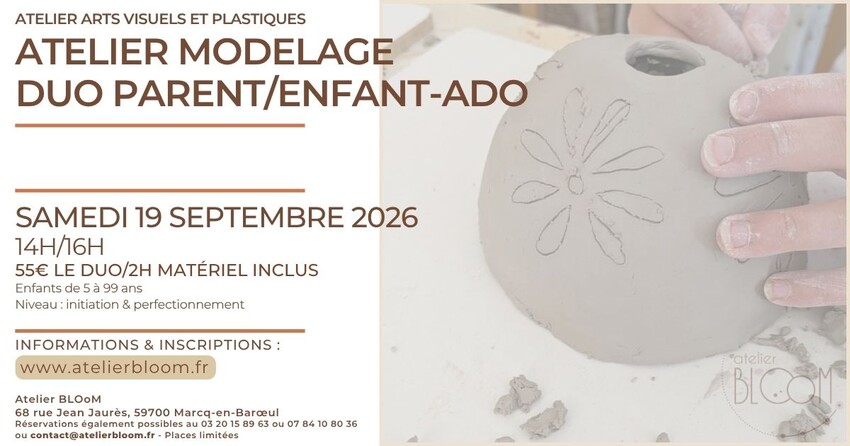 ATELIER WEEK-END DUO PARENT/ENFANT !