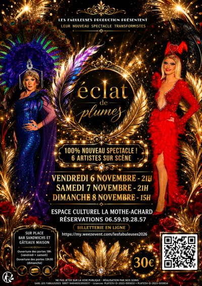 Nouveau spectacle Les Fabuleuses : Éclat de Plumes