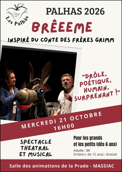 Spectacle Théâtral  " Brêeeme " 