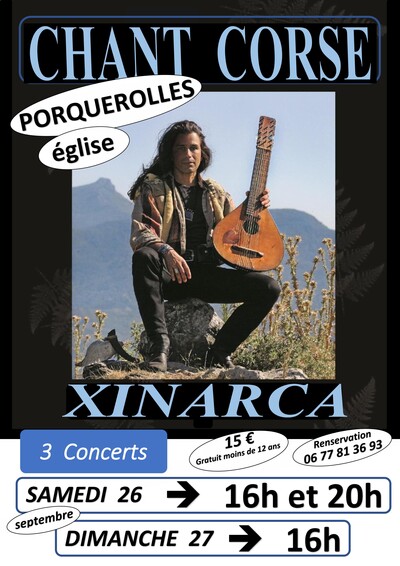 Xinarca, chant et cistre corses 