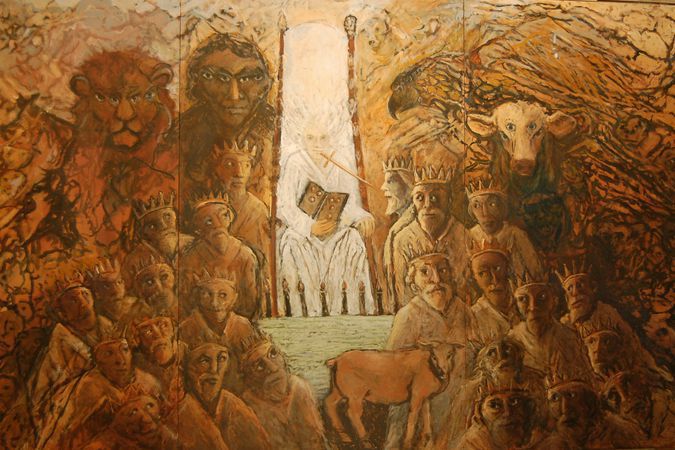 Apocalypse selon Saint Jean, par le peintre Claude Manesse