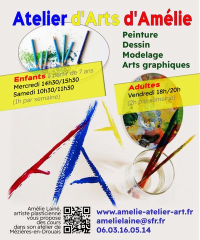 Atelier d'Arts d'Amélie - Cours d'arts plastiques