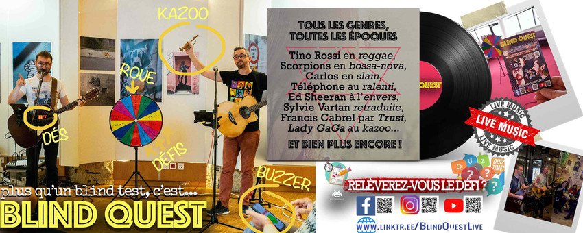 Blind Quest - le blindtest live, et rigolo, qu'il vous faut !