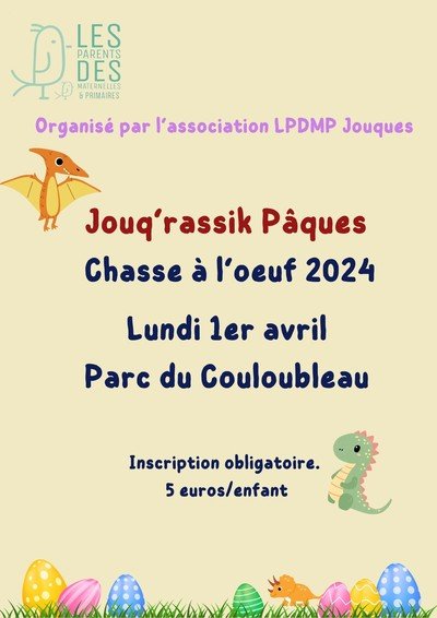 Chasse à l'oeuf dinos