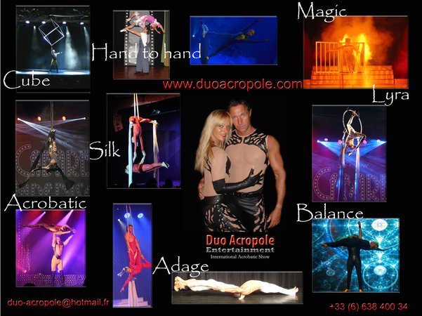 Duo Acropole - Spectacles de portés acrobatiques et aériens