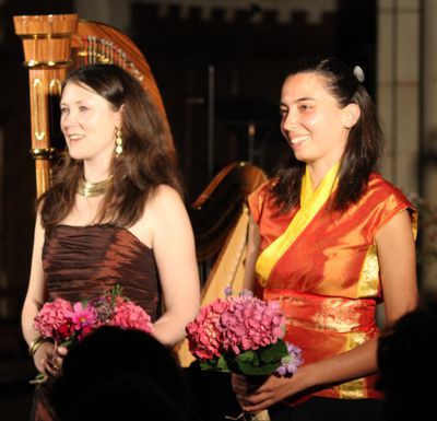 Héroïnes, coquines et cavatines. Concert de La Cavatine. Véronique Housseau, soprano, et Delphine Benhamou, harpe