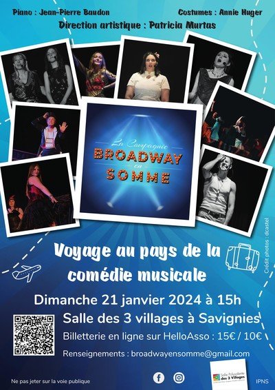 La Compagnie Broadway en Somme - Voyage au pays de la comédie musicale