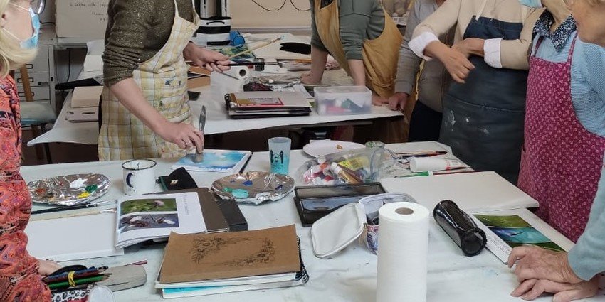 La tête et les mains - Cours de dessin-peinture