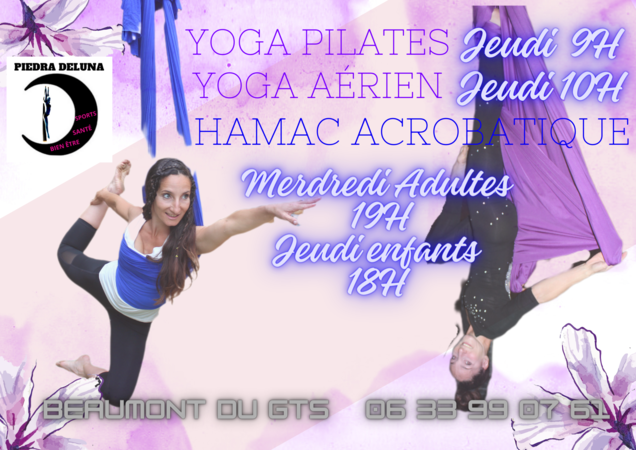 Piedra Deluna - Cours Aériens Tissus et Yoga Hamac /Pilates et Yoga