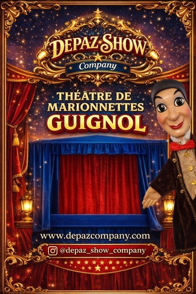 SPECTACLE DE MARIONNETTES - GUIGNOL - THEATRE DE GUIGNOL