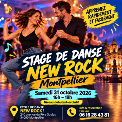 École de danse New Rock | Stage d'initiation à la danse rock | Montpellier