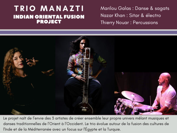 Trio Manazti - Musiques et danses traditionnelles et fusion