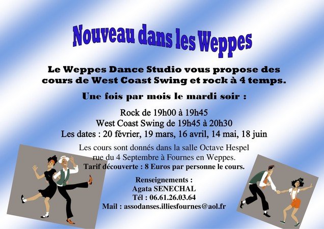 WEPPES DANCE STUDIO - Cour de rock et West Coast Swing