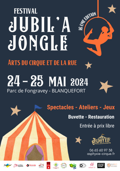 16ème édition Festival Jubil'à Jongle - Cirque, arte de rue