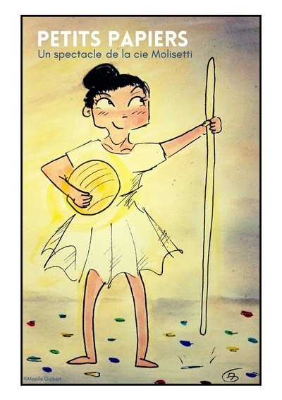 cie Molisetti - PETITS PAPIERS, un spectacle pour les enfants 6 mois - 7 ans