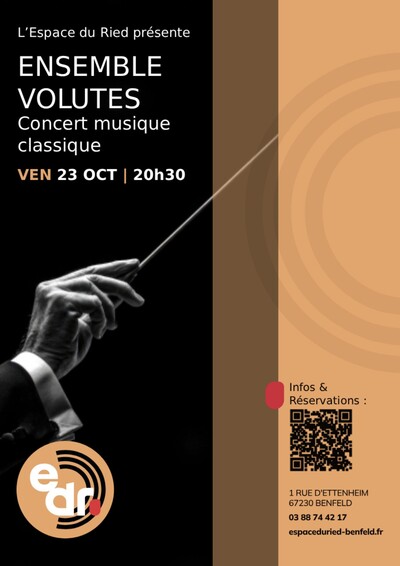Concert de l'Ensemble Volutes à l'Espace du Ried de Benfeld