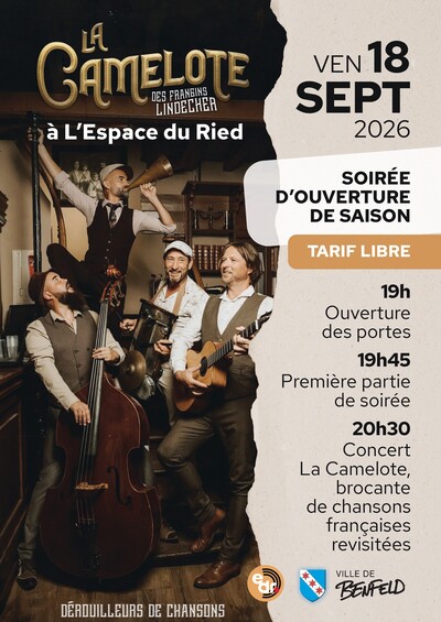 Concert de La Camelote à l'Espace du Ried