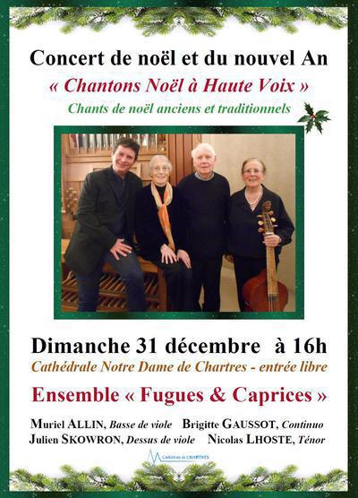 Concert de noël et du nouvel An à Chartres 