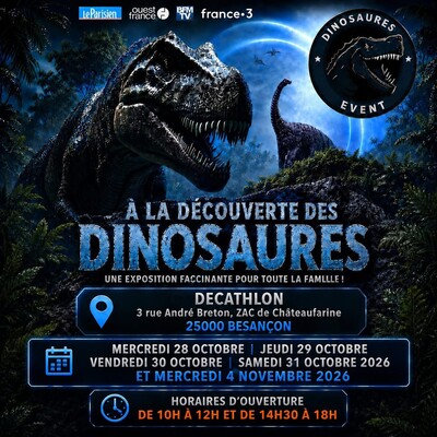 Exposition de Dinosaures à Besançon