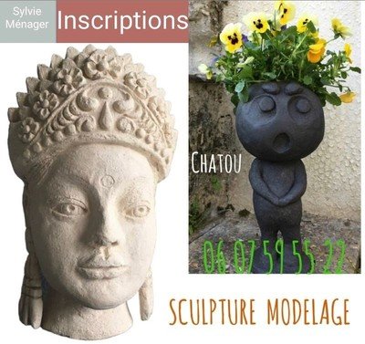 LE SILLON DU 39, Sylvie Ménager - COURS DE SCULPTURE MODELAGE, PATINES